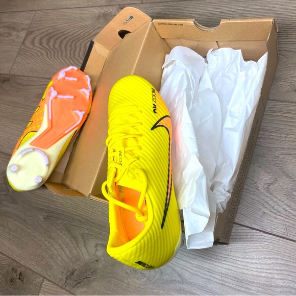 Zoom mercurial vapor 15 academy FG/MG Messi soccer shoes